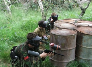 Terrain de paintball pres d Amboise